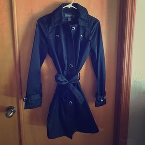 Banana Republic 3/4 length black jacket